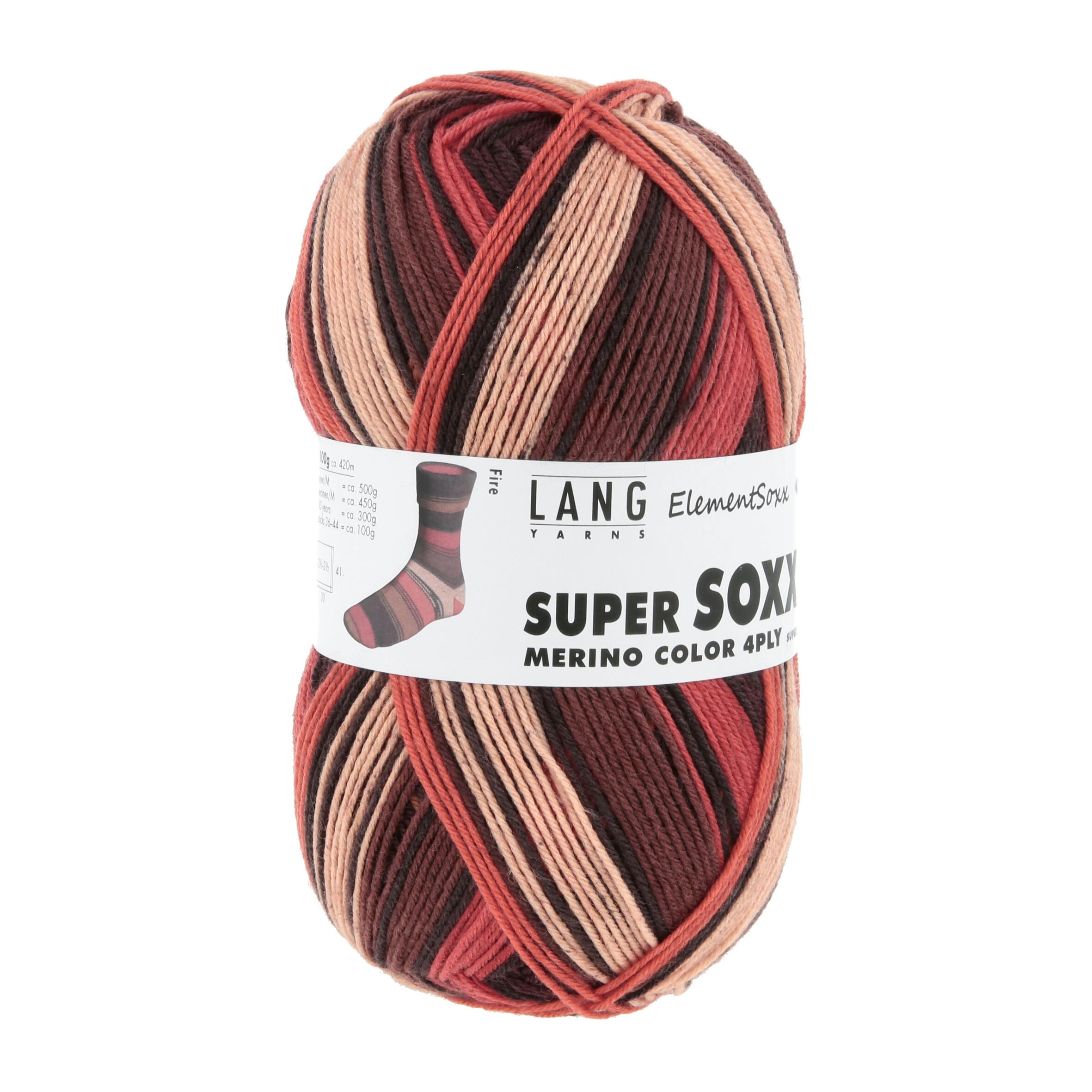 włóczka SUPER SOXX MERINO COLOR 4-PLY - 0526