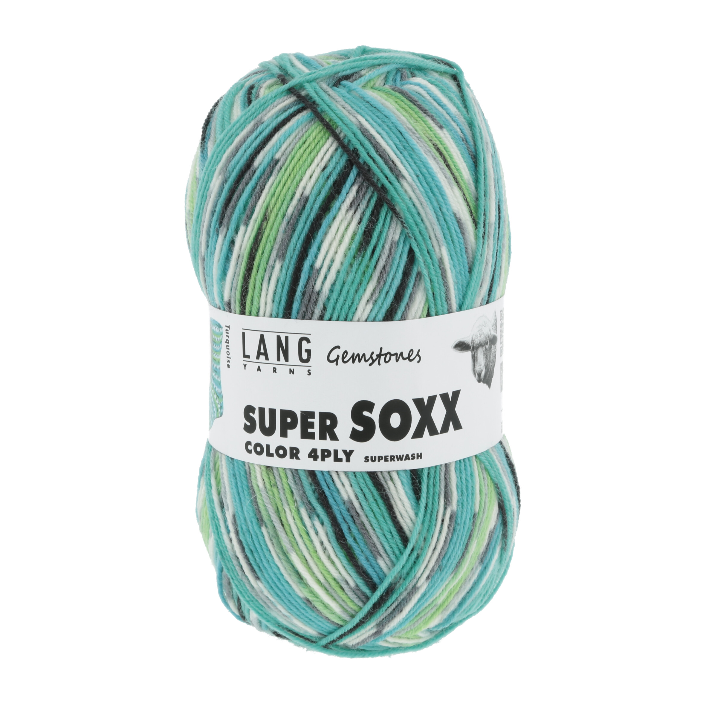włóczka SUPER SOXX COLOR 4-FACH - 387