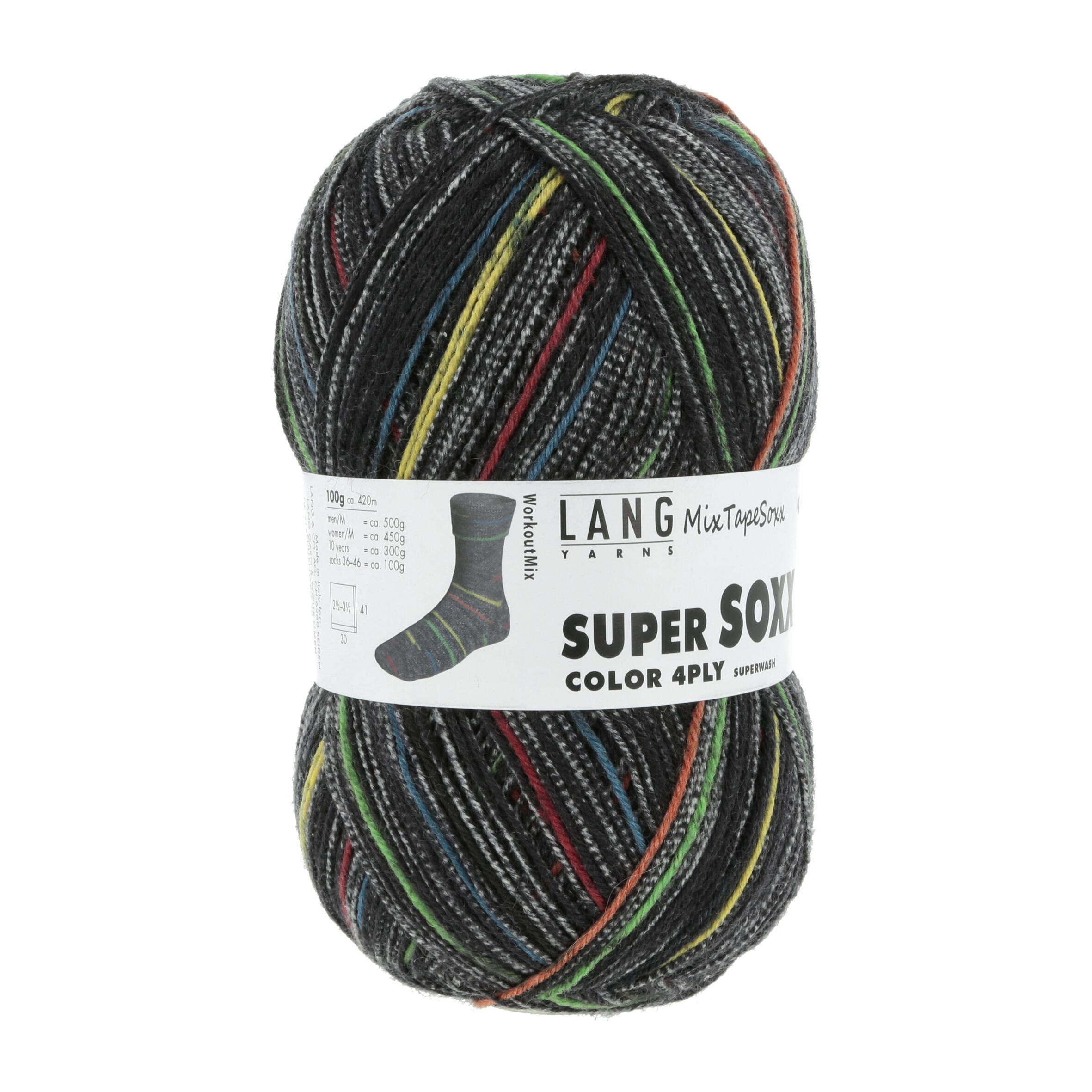 włóczka SUPER SOXX COLOR 4-FACH - 0455