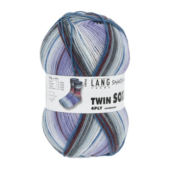 909 0305 LANGYARNS TwinSoxx4Ply 3 Print